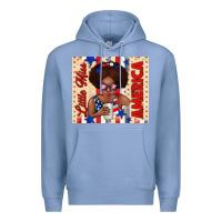 Colony Blue little miss america Premium Hoodie - TumblerDesignByShophia