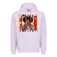 Lilac little miss america Premium Hoodie - TumblerDesignByShophia