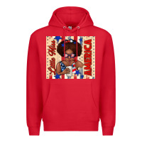 Red little miss america Premium Hoodie - TumblerDesignByShophia