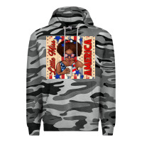 Slate Camo little miss america Premium Hoodie - TumblerDesignByShophia