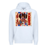White little miss america Premium Hoodie - TumblerDesignByShophia