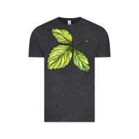 Vintage Black green leaf Vintage Tee - BarkalooDesign