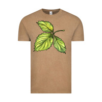 Vintage Coffee green leaf Vintage Tee - BarkalooDesign