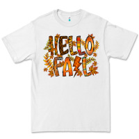 White hello fall Premium Tee - RacoonDesign