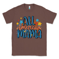 Chestnut all american mama Classic Tee - MaliasSmallBusiness