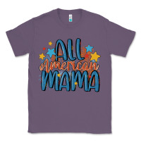 Lavender all american mama Classic Tee - MaliasSmallBusiness