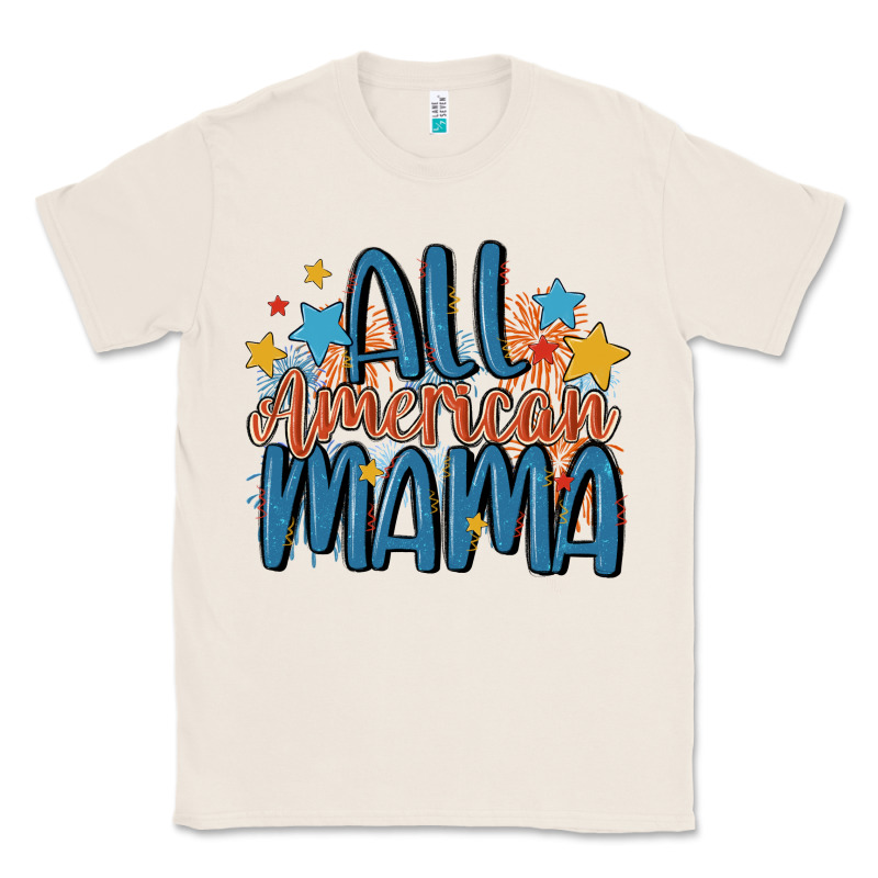 All American Mama Classic Tee by MaliasSmallBusiness | Teevron