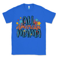 True Royal all american mama Classic Tee - MaliasSmallBusiness