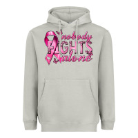 Moon Dust nobody fights alone cancer Heavyweight Hoodie - NancyCooperArtShop