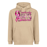 Mushroom nobody fights alone cancer Heavyweight Hoodie - NancyCooperArtShop