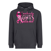 Nobody Fights Alone Cancer Heavyweight Hoodie | Teevron