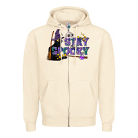 Sandshell Stay Spooky With Black Cat Zipper Hoodie - LillyAllenDesigns