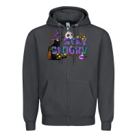 Smoke Stay Spooky With Black Cat Zipper Hoodie - LillyAllenDesigns