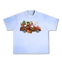 Grape Ice Christmas Truck Elf Santa snowman reindeer Urban Heavy Tee - NancyCooperArtShop