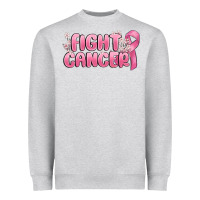 Heather Grey nobody fights alone Heavyweight Sweatshirt - MaliasSmallBusiness