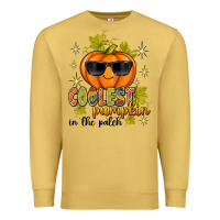 Antique Gold Coolest Pumpkin In The Patch Premium Sweatshirt - texasbilliewilder