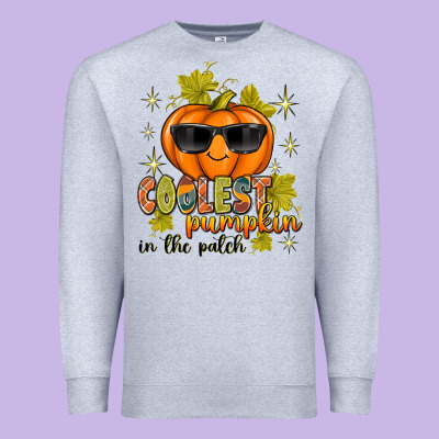 Coolest Pumpkin In The Patch Premium Sweatshirt Designed By Texasbilliewilder