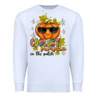 White Coolest Pumpkin In The Patch Premium Sweatshirt - texasbilliewilder