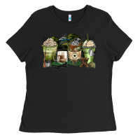 Black veteran coffee cups Ladies Tee - Zillion Design Studio