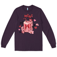 Plum mini coffee cups Long Sleeve Tee - MaliasSmallBusiness
