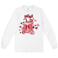 White mini coffee cups Long Sleeve Tee - MaliasSmallBusiness