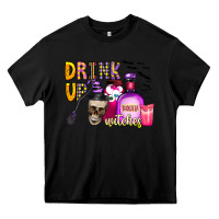 Black drink up witches Heavy Core Tee - CowhideDigitalArt