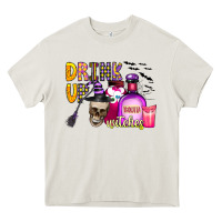 Cream drink up witches Heavy Core Tee - CowhideDigitalArt