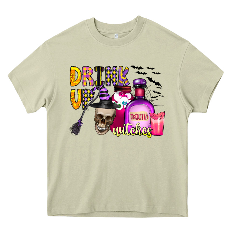 Drink Up Witches Heavy Core Tee by CowhideDigitalArt | Teevron