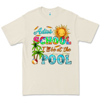 Bone adios school i ll be at the pool Premium Tee - HRA Design Shop