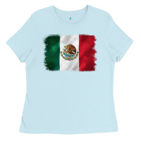 Baby Blue mexican flag Ladies Tee - CTS Tumbler Store