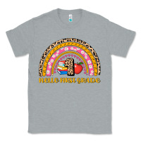 Heather Grey back to school rainbow hello first grade Classic Tee - AdoDesignShop