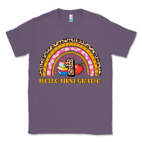 Lavender back to school rainbow hello first grade Classic Tee - AdoDesignShop
