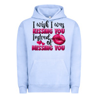 Pigment Grape Ice I wish i was kissing you instead of missing you Urban Hoodie - FaDigitalArtStudio