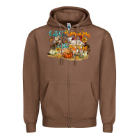 Chestnut cutest pumpkins in the patch Zipper Hoodie - LillyAllenDesigns
