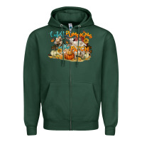 Sports Green cutest pumpkins in the patch Zipper Hoodie - LillyAllenDesigns