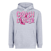 Heather Grey crush cancer Heavyweight Hoodie - NancyCooperArtShop