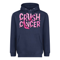 Navy crush cancer Heavyweight Hoodie - NancyCooperArtShop