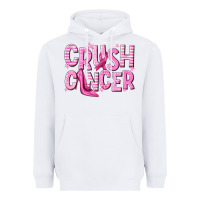 White crush cancer Heavyweight Hoodie - NancyCooperArtShop