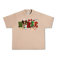 Burro Christmas Nurse Urban Heavy Tee - NancyCooperArtShop