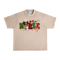 French Oak Christmas Nurse Urban Heavy Tee - NancyCooperArtShop