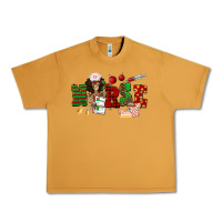 Peanut Butter Christmas Nurse Urban Heavy Tee - NancyCooperArtShop