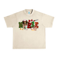 Sandshell Christmas Nurse Urban Heavy Tee - NancyCooperArtShop