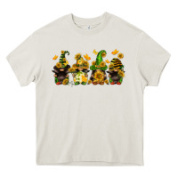 Cream sunflower gnomies Heavy Core Tee - FaDigitalArtStudio