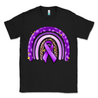 Black awerenes ribbon  rainbow Classic Tee - MaliasSmallBusiness