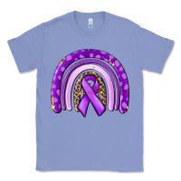 Colony Blue awerenes ribbon  rainbow Classic Tee - MaliasSmallBusiness