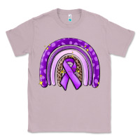 Lilac awerenes ribbon  rainbow Classic Tee - MaliasSmallBusiness