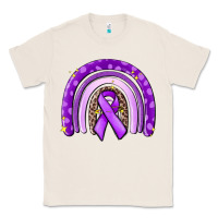 Natural awerenes ribbon  rainbow Classic Tee - MaliasSmallBusiness