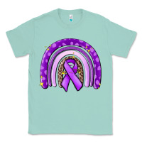 Seafoam awerenes ribbon  rainbow Classic Tee - MaliasSmallBusiness
