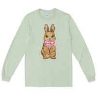 Matcha Easter rabbit Long Sleeve Tee - NancyCooperArtShop