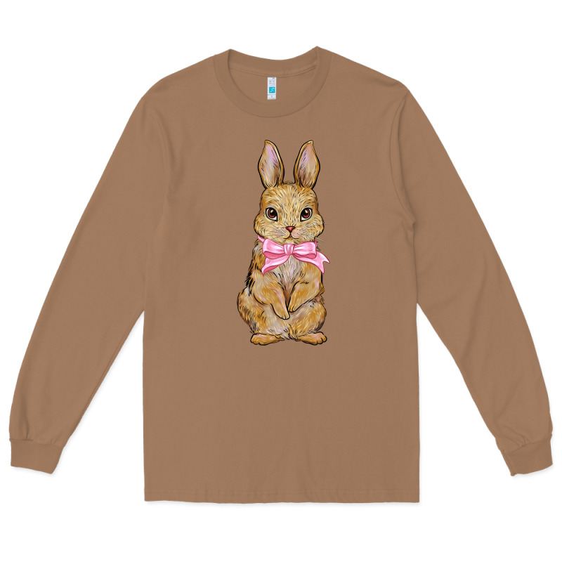 Easter Rabbit Long Sleeve Tee by NancyCooperArtShop | Teevron